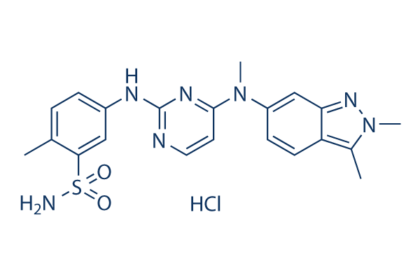 Pazopanib HCl (GW786034) Structure